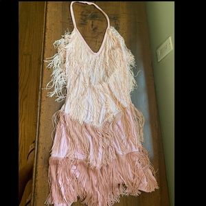 Zara Trafaluc pink dress